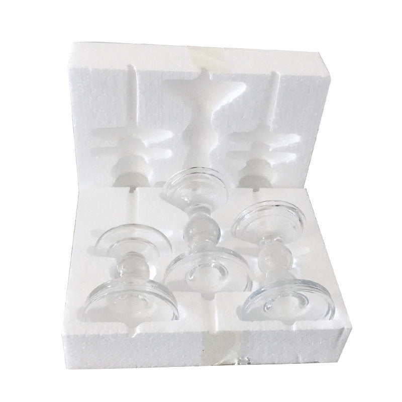 V. Glass Candle Holder - 1pc or 3pc