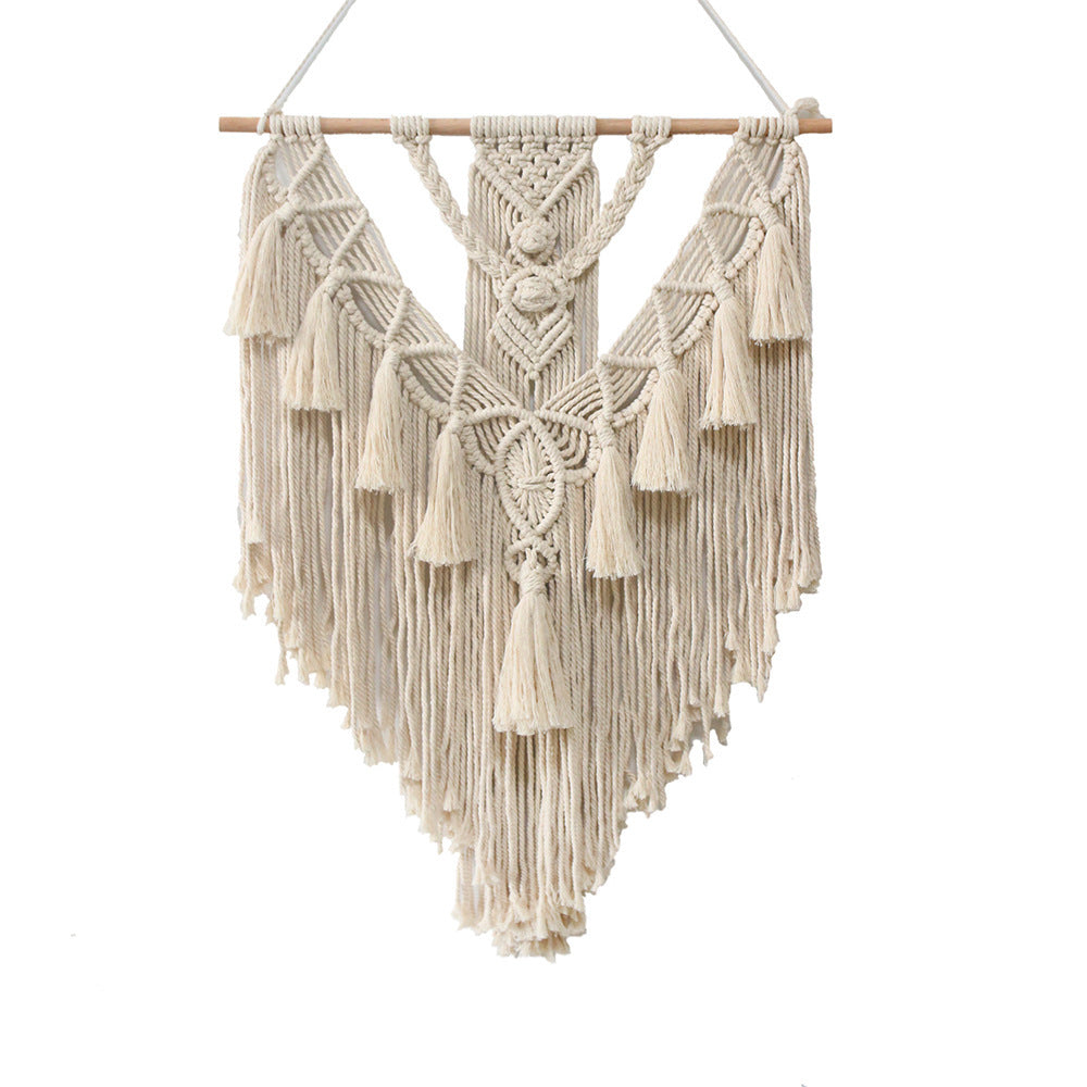 W. Hand-woven Pendant Macrame Wall Decor