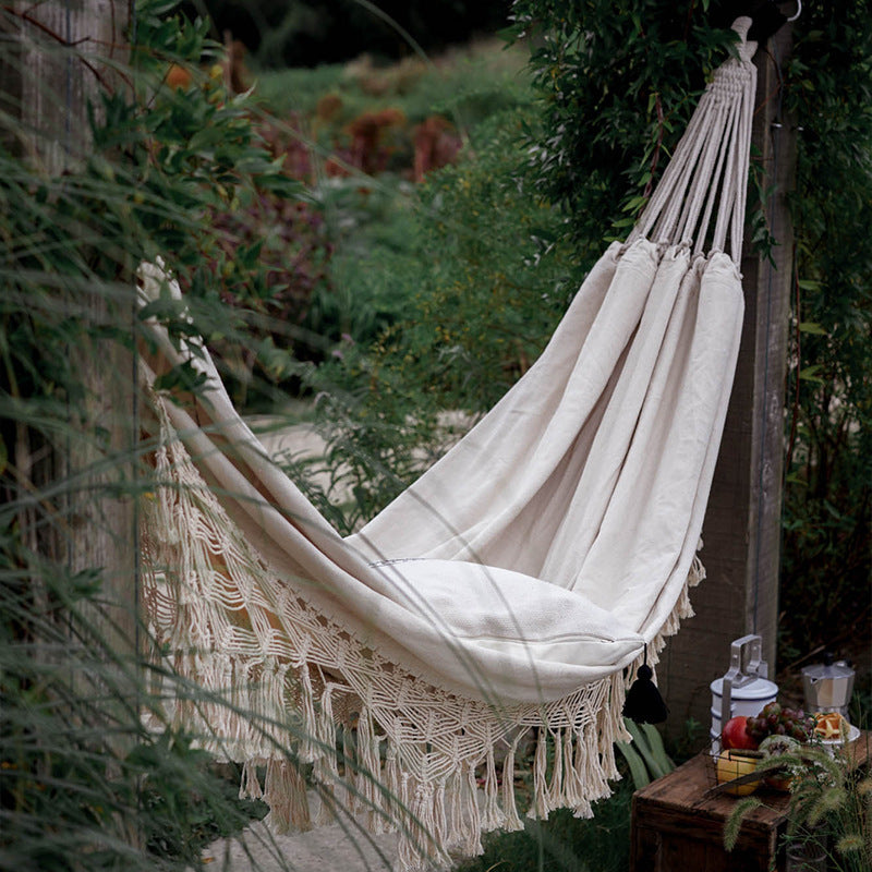 W. Large 2 Person Hammock  - Boho Style Brazilian Macrame